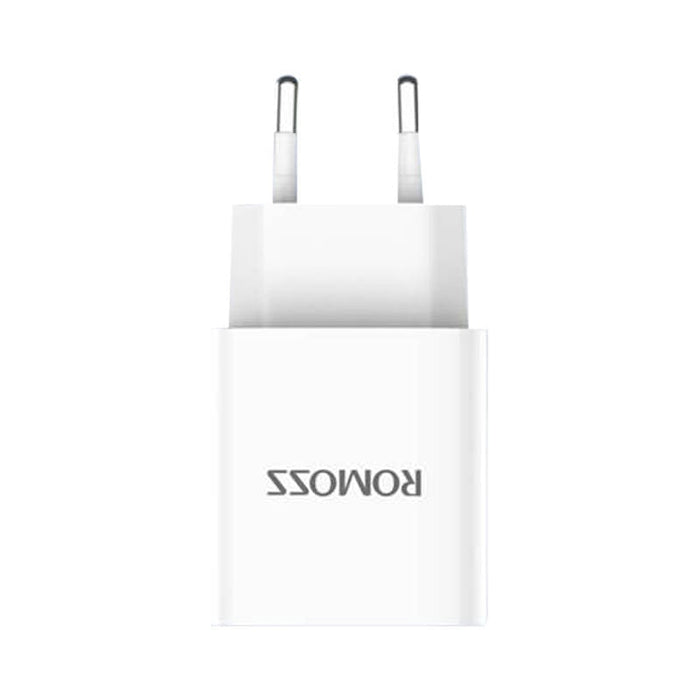 Адаптер Romoss AC20T USB + USB - C 20W бял