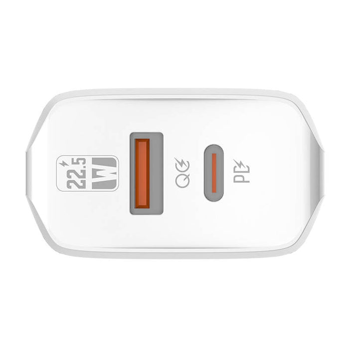 Адаптер LDNIO A2421C USB USB - C 22.5W с MicroUSB кабел
