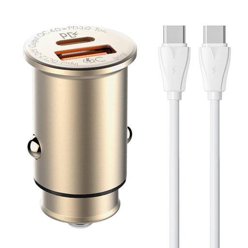 Зарядно за кола LDNIO C506Q USB USB - C с към кабел