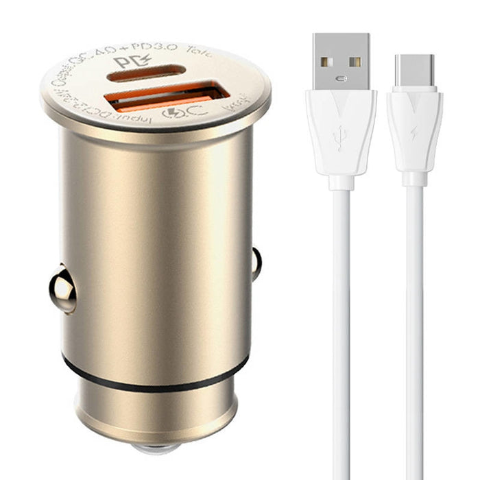 Зарядно за кола LDNIO C506Q USB USB - C с кабел