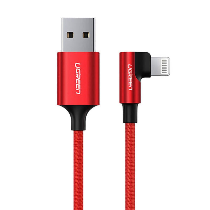 Ъглов кабел UGREEN US299 USB - A към Lightning