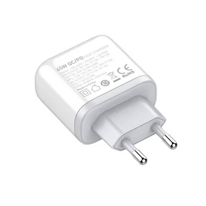 Адаптер LDNIO A2526C USB USB - C 45W с Lightning кабел