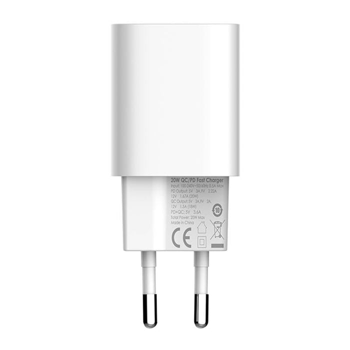 Адаптер LDNIO A2318C USB USB - C 20W с microUSB кабел