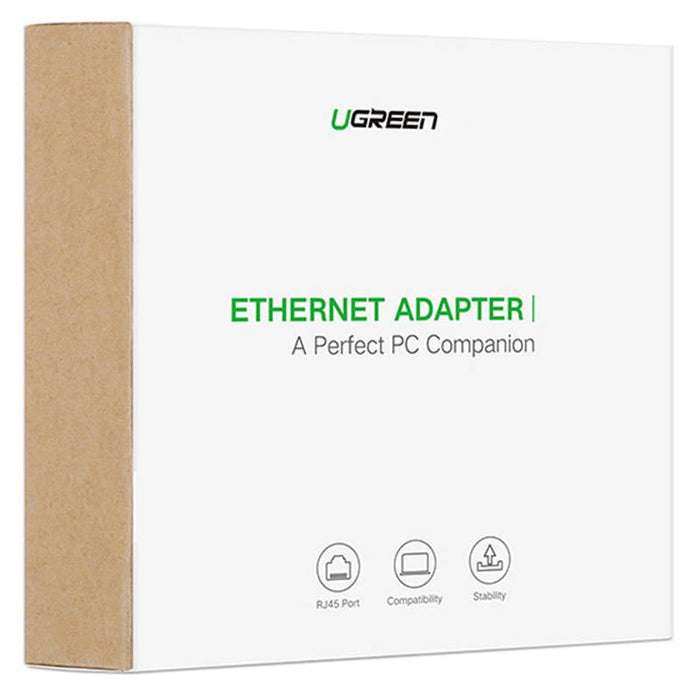 Външен Gigabit Ethernet адаптер UGREEN USB - C черен