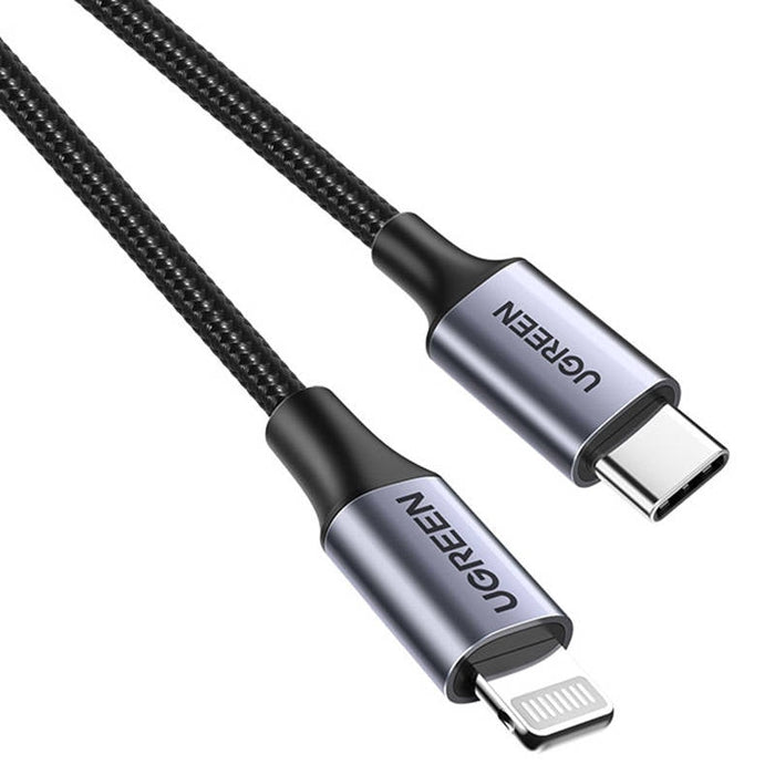 Кабел UGREEN US304 USB - C към Lightning PD 3A 2m