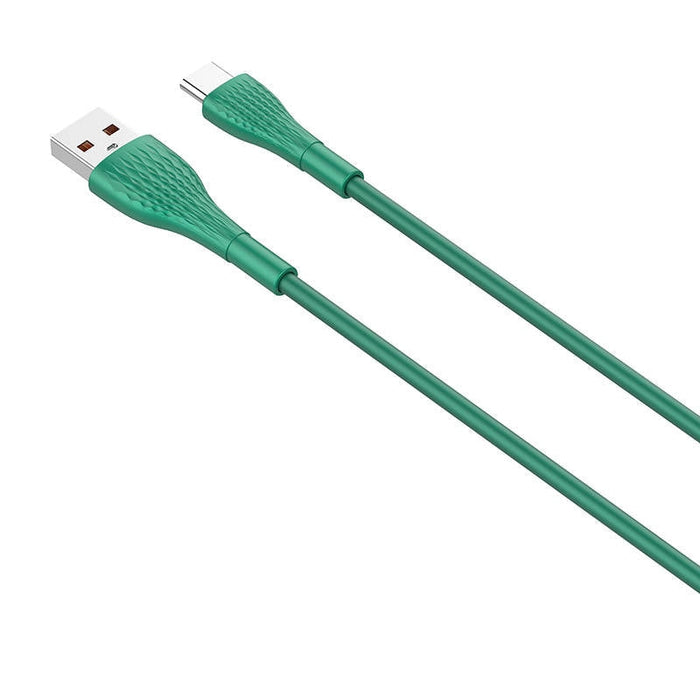 Кабел LDNIO LS672 USB към USB - C 30W 2m зелен