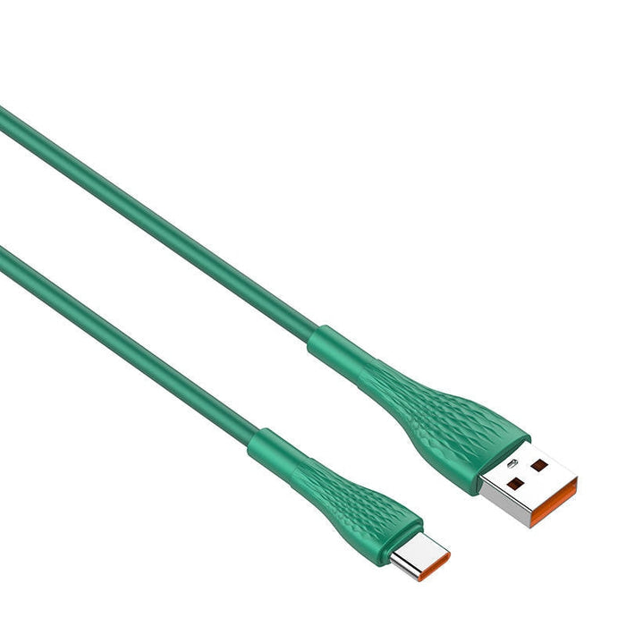 Кабел LDNIO LS671 USB към USB - C 30W 1m зелен