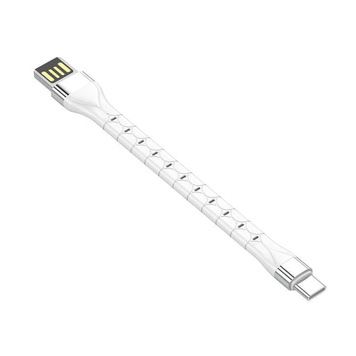 Кабел LDNIO LS50 0.15m USB към USB - C бял