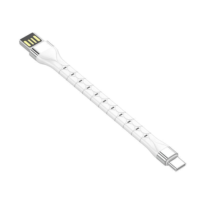 Кабел LDNIO LS50 0.15m USB към USB - C бял