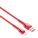 Кабел LDNIO LS661 USB към MicroUSB 1m 30W червен