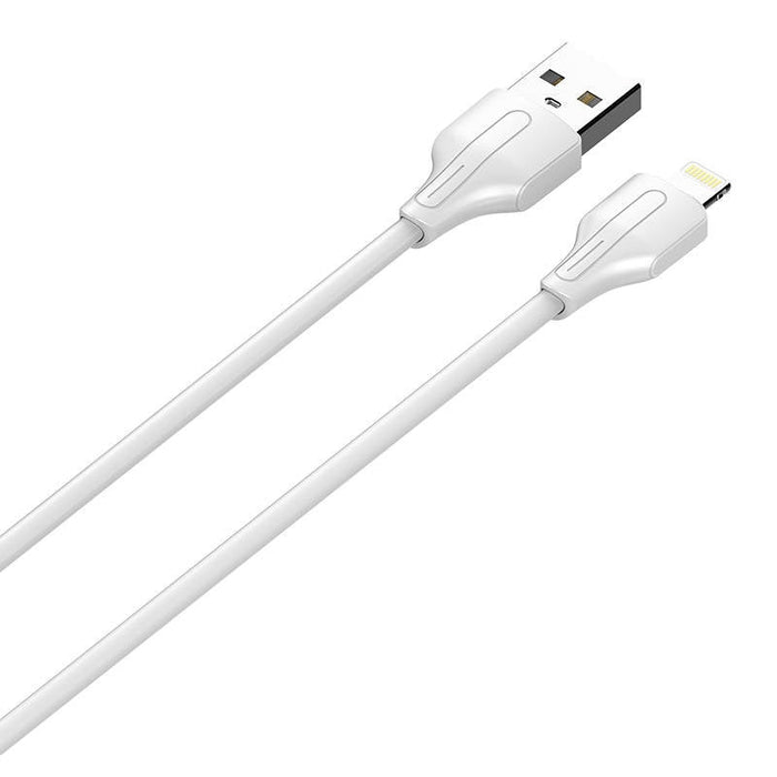 Кабел LDNIO LS540 USB към Lightning 2.4A 0.2m бял