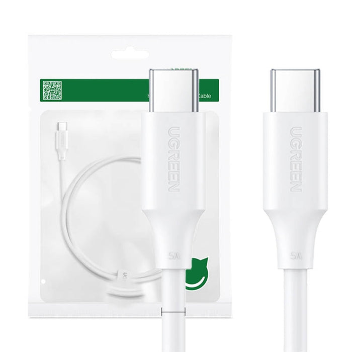 Кабел UGREEN 15173 USB - C към бял