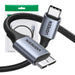 Кабел UGREEN 15232 USB - C към MicroUSB 1m space gray