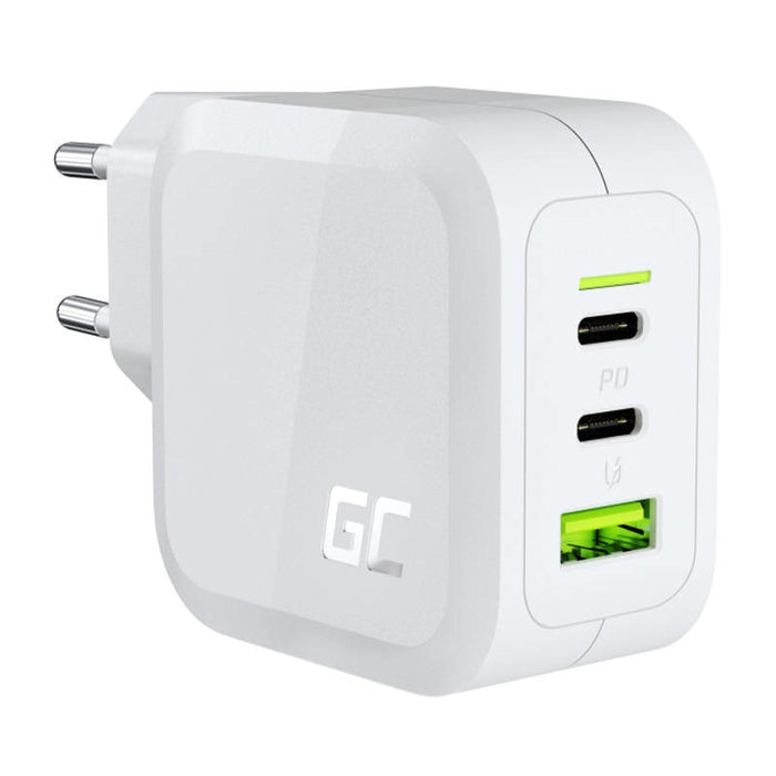 Адаптер Green Cell GC PowerGaN 65W 2x USB - C Power