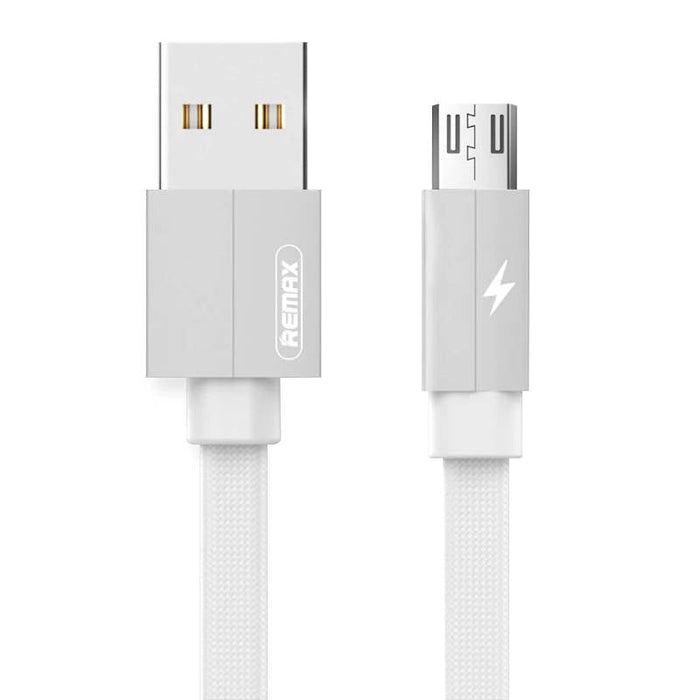 Кабел Remax Kerolla MicroUSB 2m бял