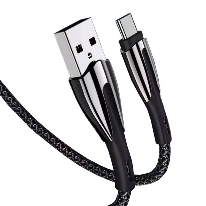 Кабел Remax Armor USB - C 1m 3.0A черен