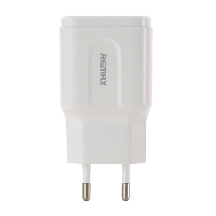 Адаптер Remax RP - U22 2x USB 2.4A бял + Lightning кабел