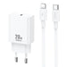 Адаптер Remax RP - U5 USB - C 20W бял + Lightning кабел