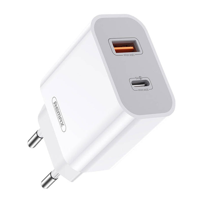 Адаптер Remax RP - U68 USB - C USB 20W бял