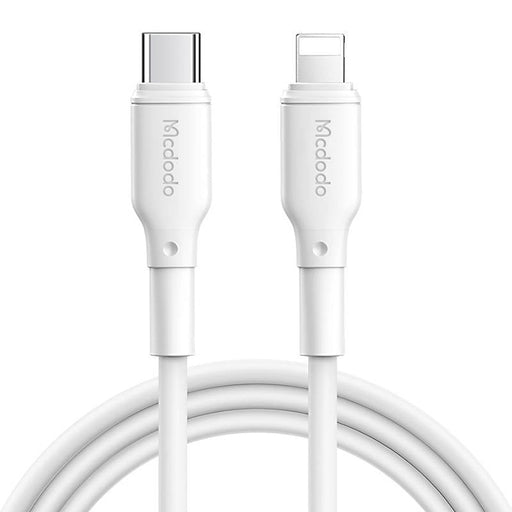 Кабел Mcdodo CA - 7280 USB - C към Lightning 1.2m бял