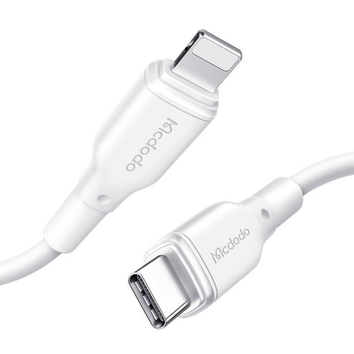 Кабел Mcdodo CA - 7280 USB - C към Lightning 1.2m бял