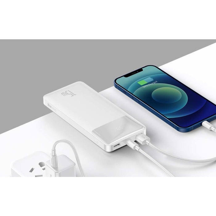 Преносима батерия Baseus Bipow 10000mAh 2xUSB USB - C 15W