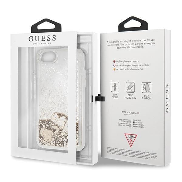 Кейс Guess Guhci8glhflgo за iPhone 7/8 Gold