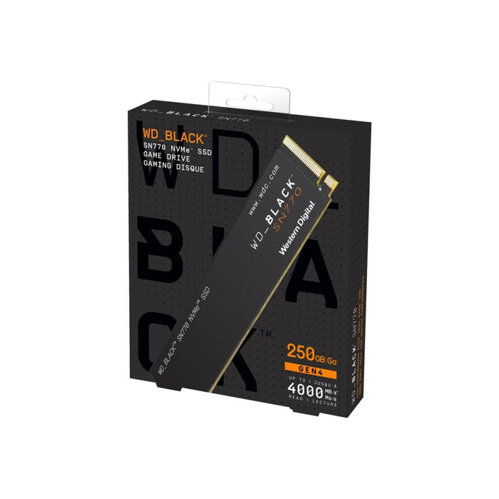 Вътрешен SSD WD Black SN770 NVMe 250GB PCIe Gen4