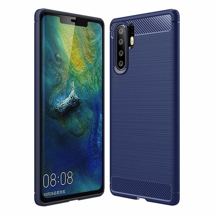 Кейс HQWear Carbon Case за Huawei P30 Pro син