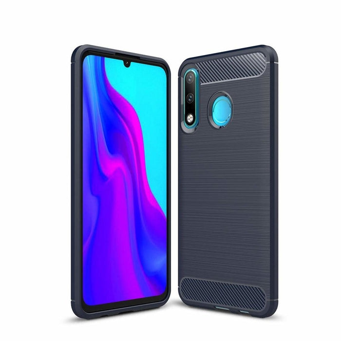 Кейс HQWear Carbon Case за Huawei P30 Lite син