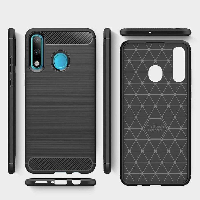 Кейс HQWear Carbon Case за Huawei P30 Lite син