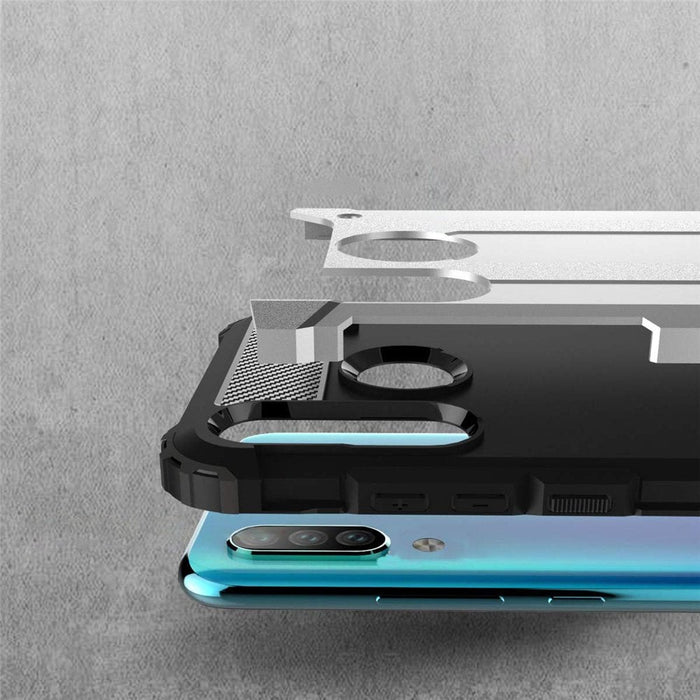 Кейс HQWear Hybrid Armor Case за Huawei P30 Lite сребрист