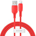 Кабел Baseus USB към Lightning 2.4A 1.2m Червен