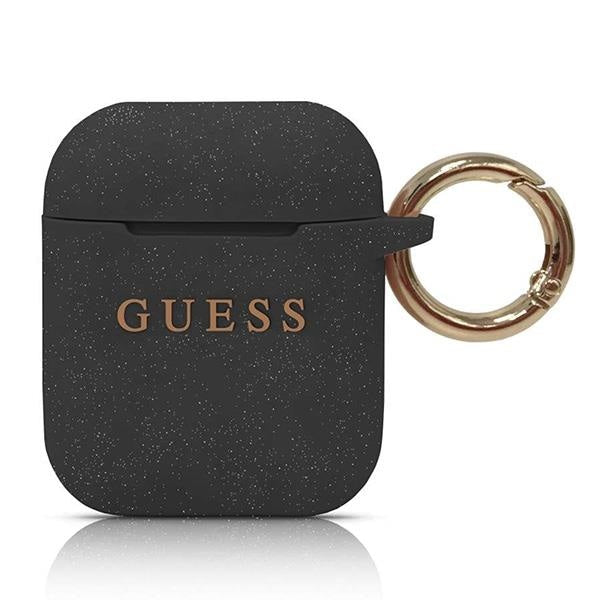 Силиконов кейс Guess за Apple AirPods Черен