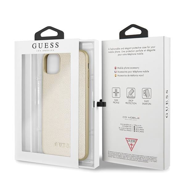 Кейс Guess Iridescent за Apple iPhone 11 Pro Max Златист