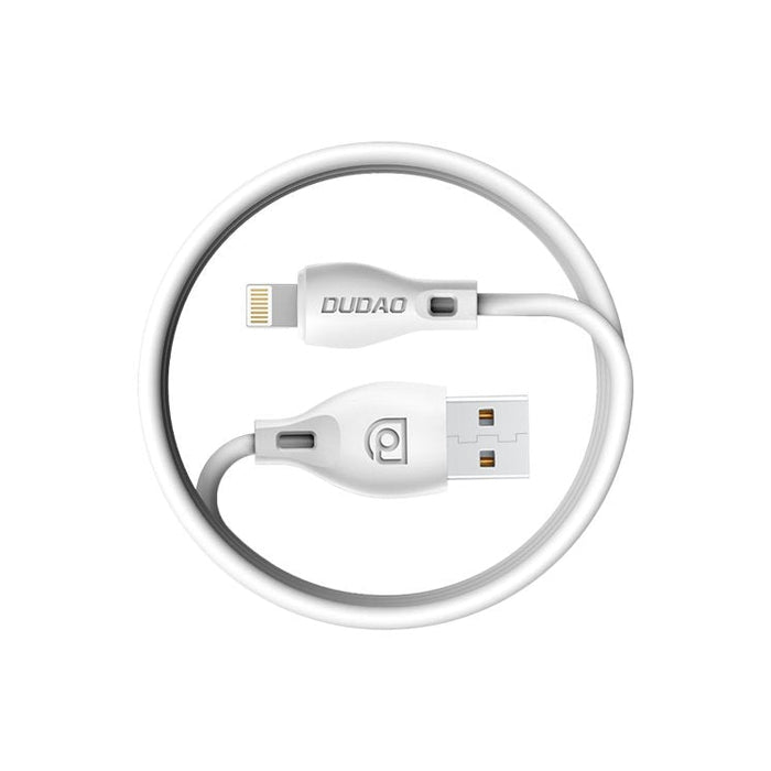 Кабел Dudao L4M Micro USB 2.4А 1m бял