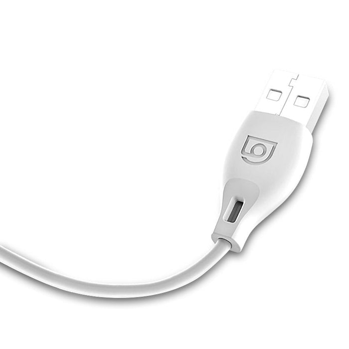 Кабел Dudao L4M Micro USB 2.4А 1m бял