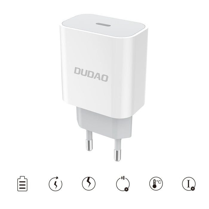 Зарядно устройство Dudao EU USB Type C 18W