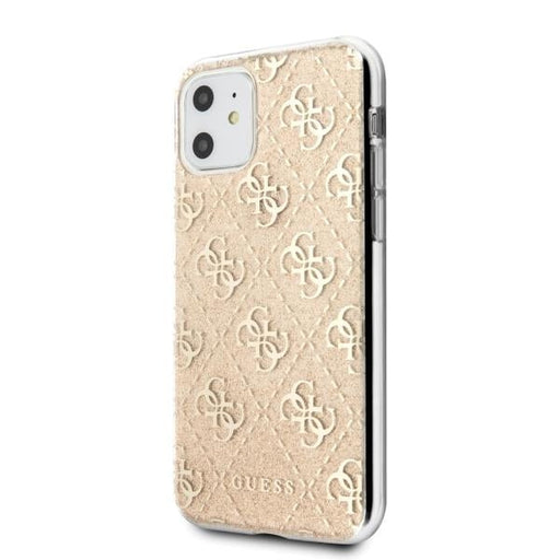 Кейс Guess Glitter за Apple iPhone 11 Златист