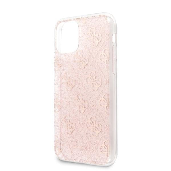 Кейс Guess Glitter за Apple iPhone 11 Pro Max Розов