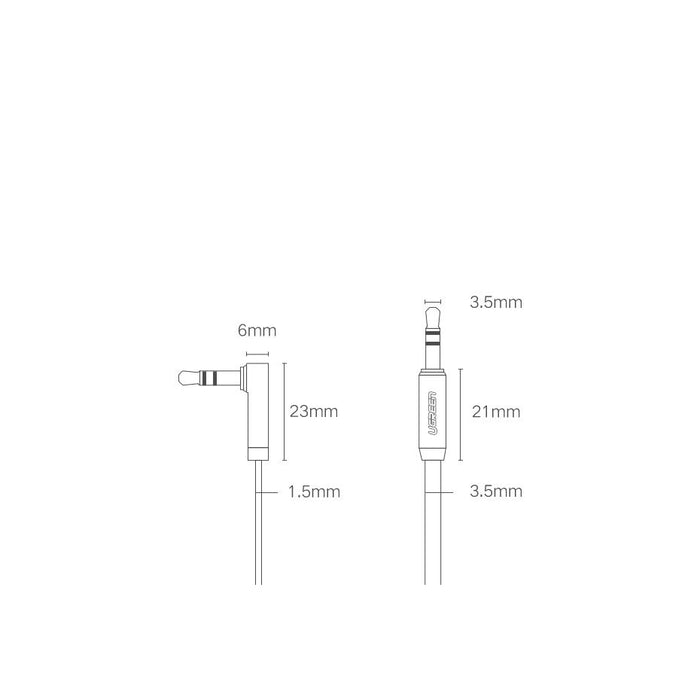 Кабел Ugreen Aux 3.5mm 5m сребрист