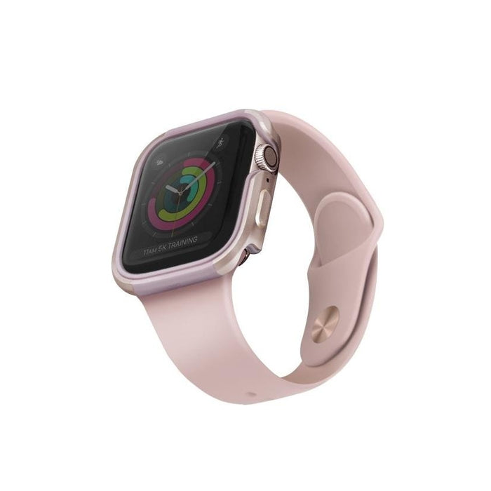 Калъф за Smartwatch Uniq Valencia Apple Watch 5/4 44mm розов