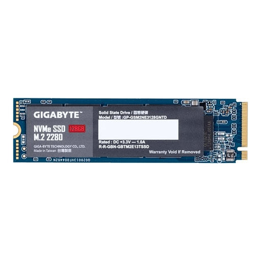 GIGABYTE 128GB NVMe SSD