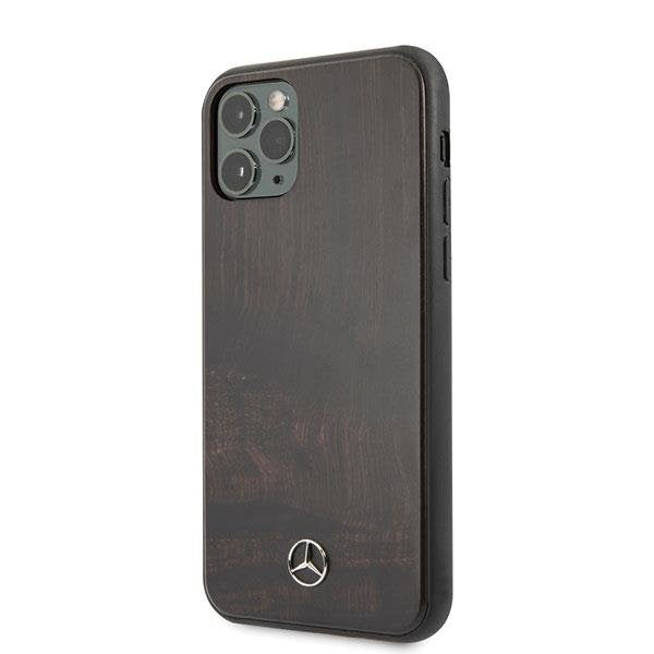 Кейс Mercedes Wood Line Rosewood за Apple iPhone 11