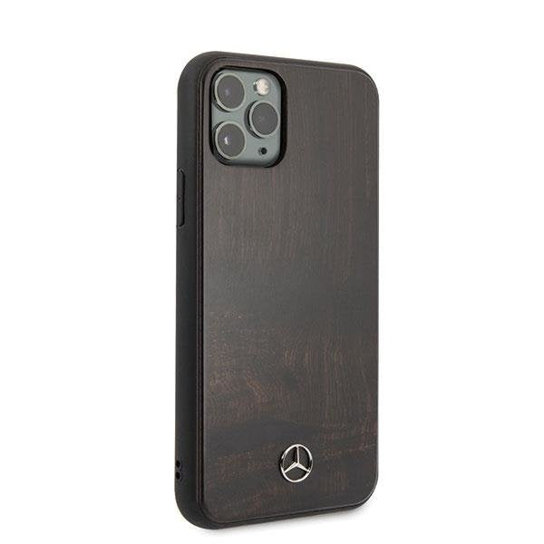 Кейс Mercedes Wood Line Rosewood за Apple iPhone 11