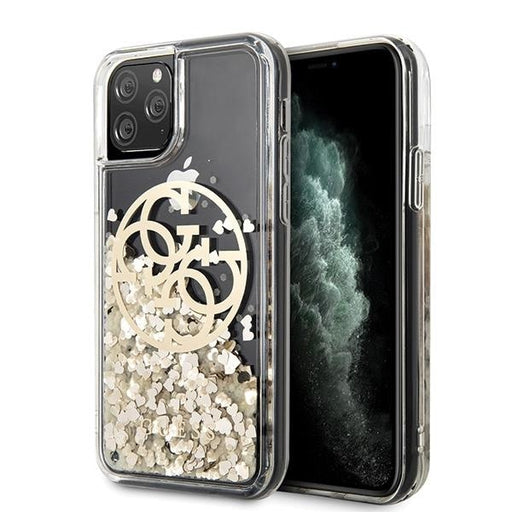 Кейс Guess Circle Liquid Glitter за Apple iPhone 11