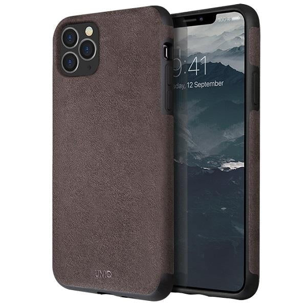 Кейс Uniq Sueve за iPhone 11 Pro Max Taupe Warm Grey сив