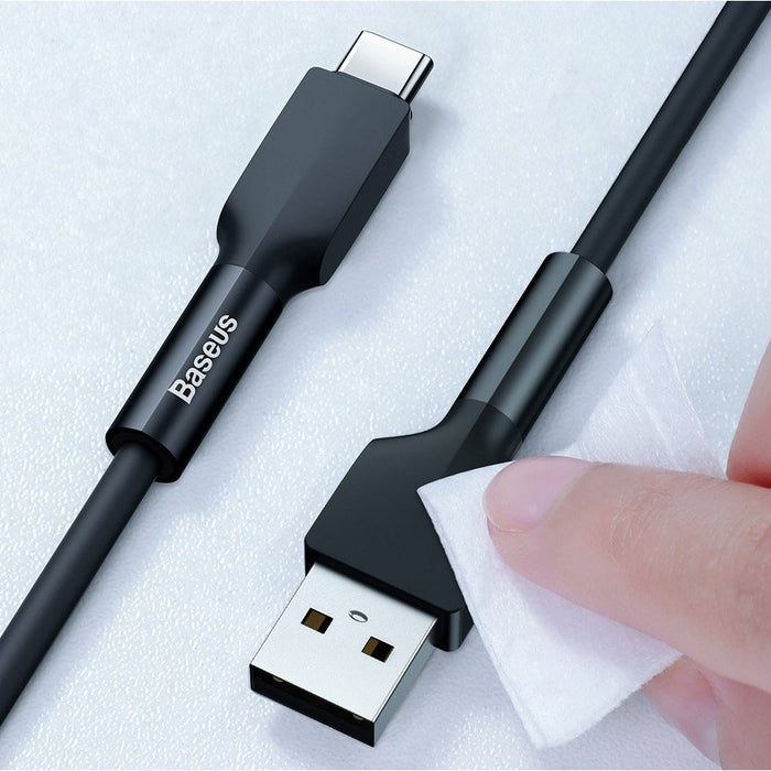 Кабел Baseus USB към USB - C 3A 1m 480Mbps Черен