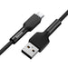 Кабел Baseus USB към USB - C 3A 1m 480Mbps Черен