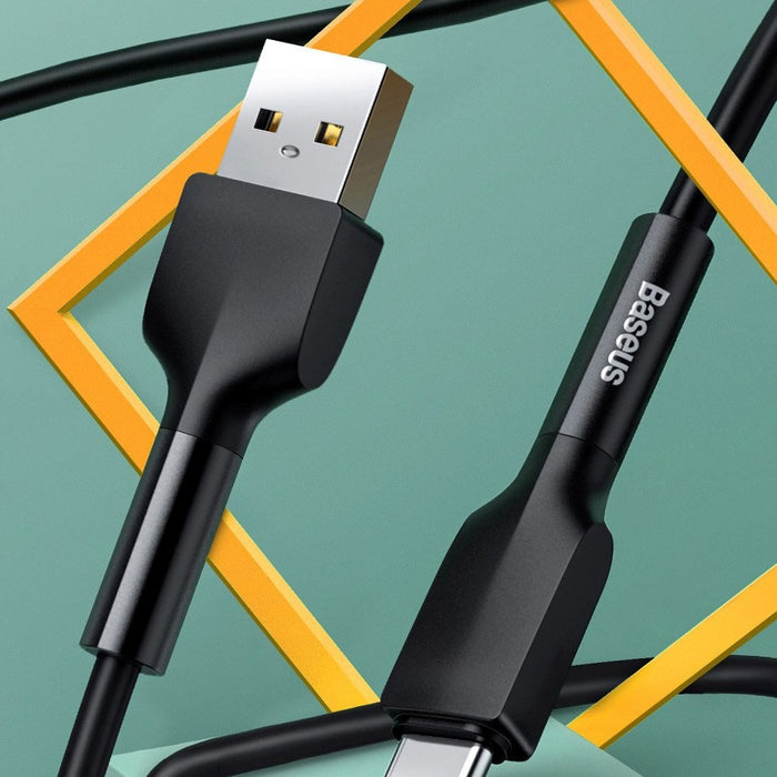 Кабел Baseus USB към USB - C 3A 1m 480Mbps Черен